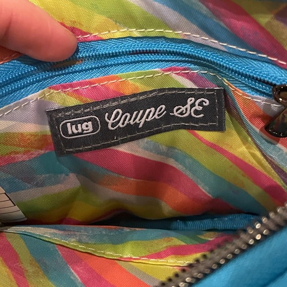 Lug Coupe SE Crossbody Bag Sky Blue Teal Quilted Belt Bag Convertible NWT - Picture 6 of 8